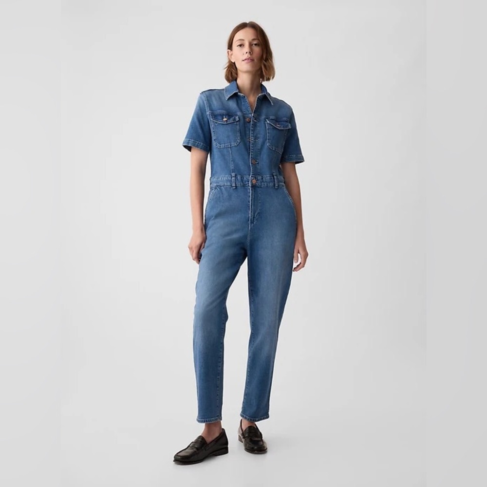 GAP, denim jumpsuit, small (2)